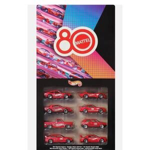 Hot Wheels Mattel 80th Toy Vehicle - 8pk NWT